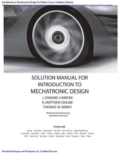 solution-manual-for-introduction-to-mechatronic-design Ebook Reader